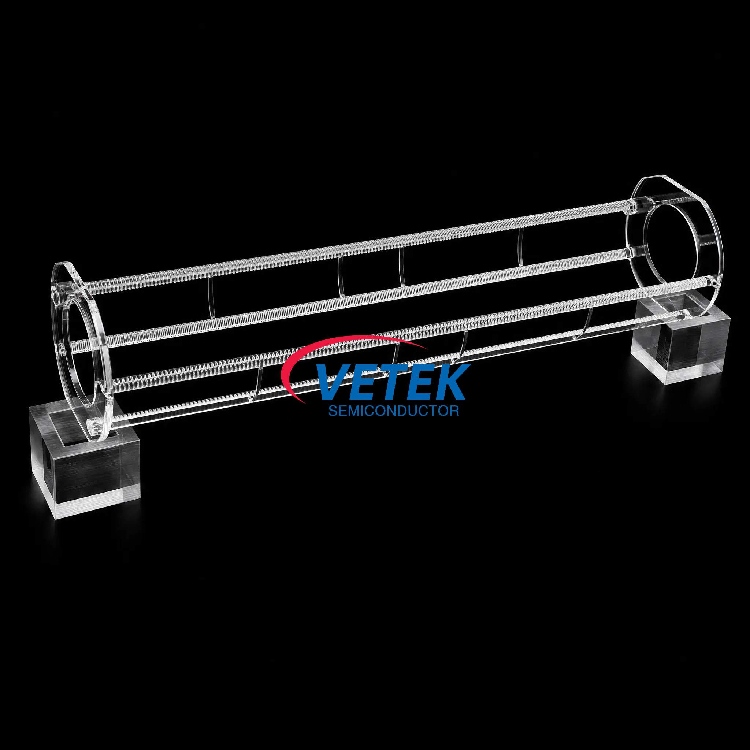 High Purity Quartz Wafer Boat For TEL