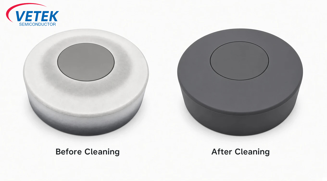 01-04 VETEK | CVD SiC Coated Graphite Dele Rengøring, Regenerering og Fuld Lifecycle Management